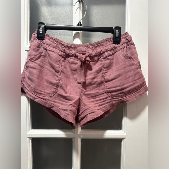 Project Indigo High Rise Linen Shorts - Picture 4 of 8